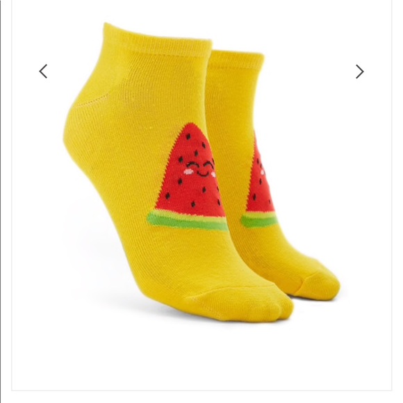❣️3/$15❣️ SMILING WATERMELON Ankle Socks - Picture 3 of 3